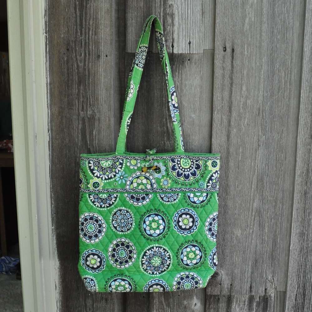 Vera Bradley- Green Shoulder Bag